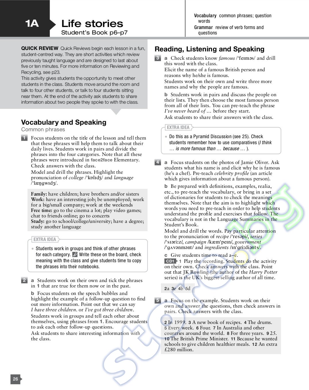 face 2 face pre-intermediate teacher's book