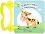 Книжка с дръжка: Животинки в картинки - Кравичка - детска книга