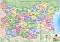 Двустранна настолна карта: Административна карта на България : Политическа карта на Европа - М 1:1 700 000 / M 1:22 000 000 - 