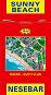   , ,     : Map of Sunny Beach, Nesebar, Ravda and Sveti Vlas -  1:7000 / 1:3000 / 1:12 000 - 