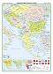 Стенна карта: Балкански полуостров - политическа карта - М 1:1 375 000 - 