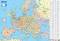 Стенна пътна карта на Европа - М 1:5 000 000 - 