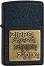 �������������� ������� Zippo Black Crackle Gold Zippo Logo - 
