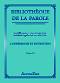 Bibliotheque de la parole - tome 10 - Beinca Douno - 