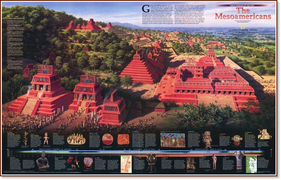 National Geographic Maps: The Mesoamericans - Scale 1:2 405 000 - �����