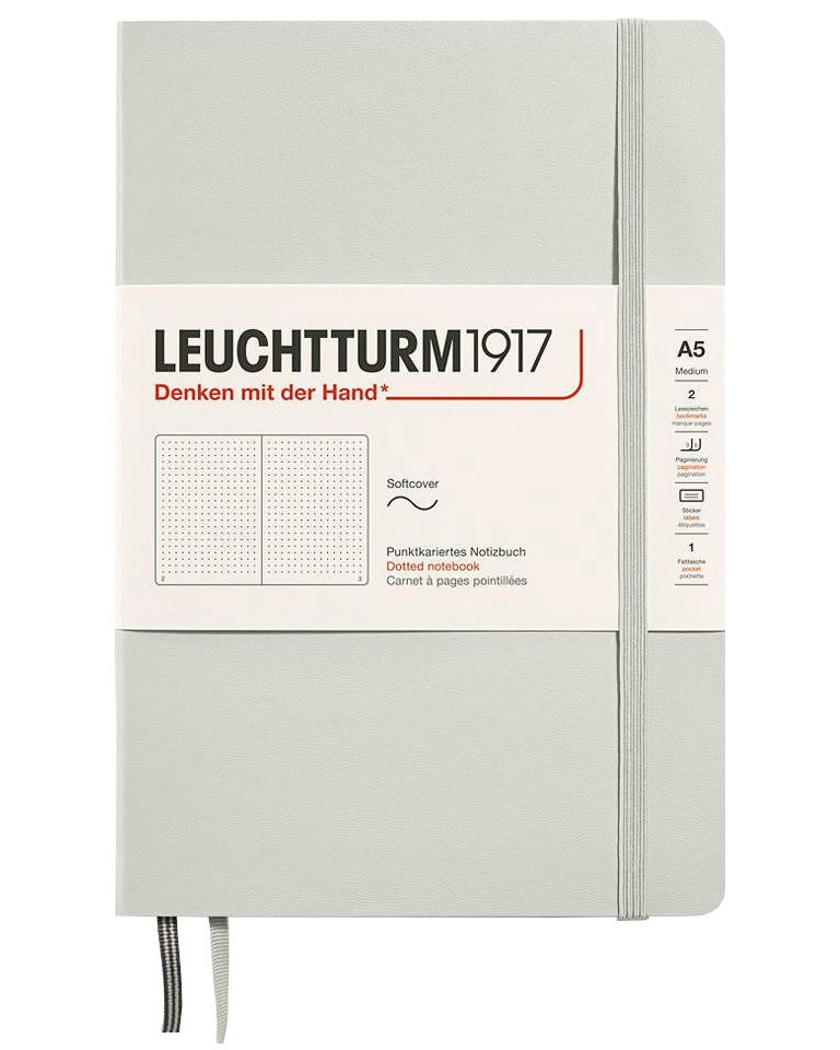     Leuchtturm1917 Light Grey - A5,     Natural Colors - 