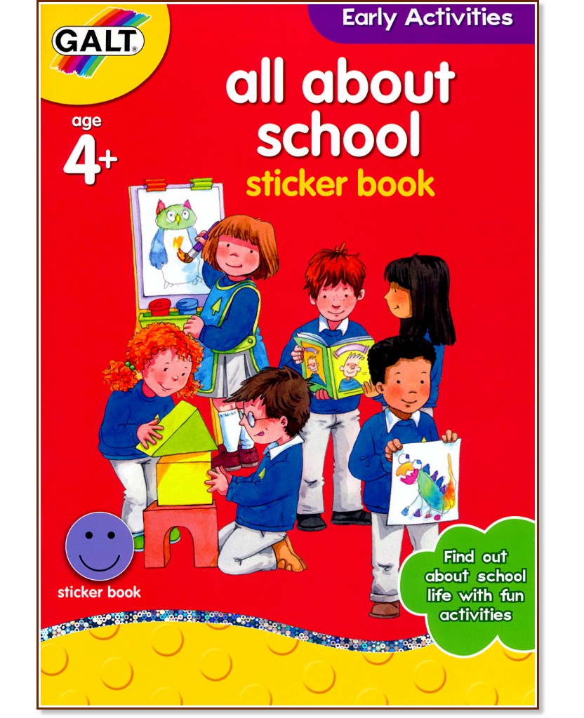 Galt:    -     : All about school - sticker book -  