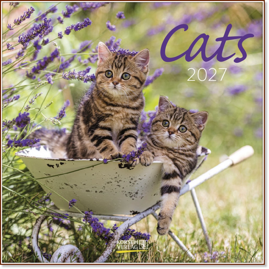 Стенен календар - Cats 2027 Стенен календар - Cats 2027 - календар