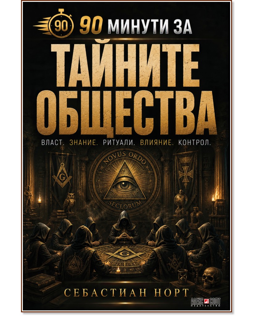 90 минути за тайните общества 90 минути за тайните общества - Себастиан Норт - книга