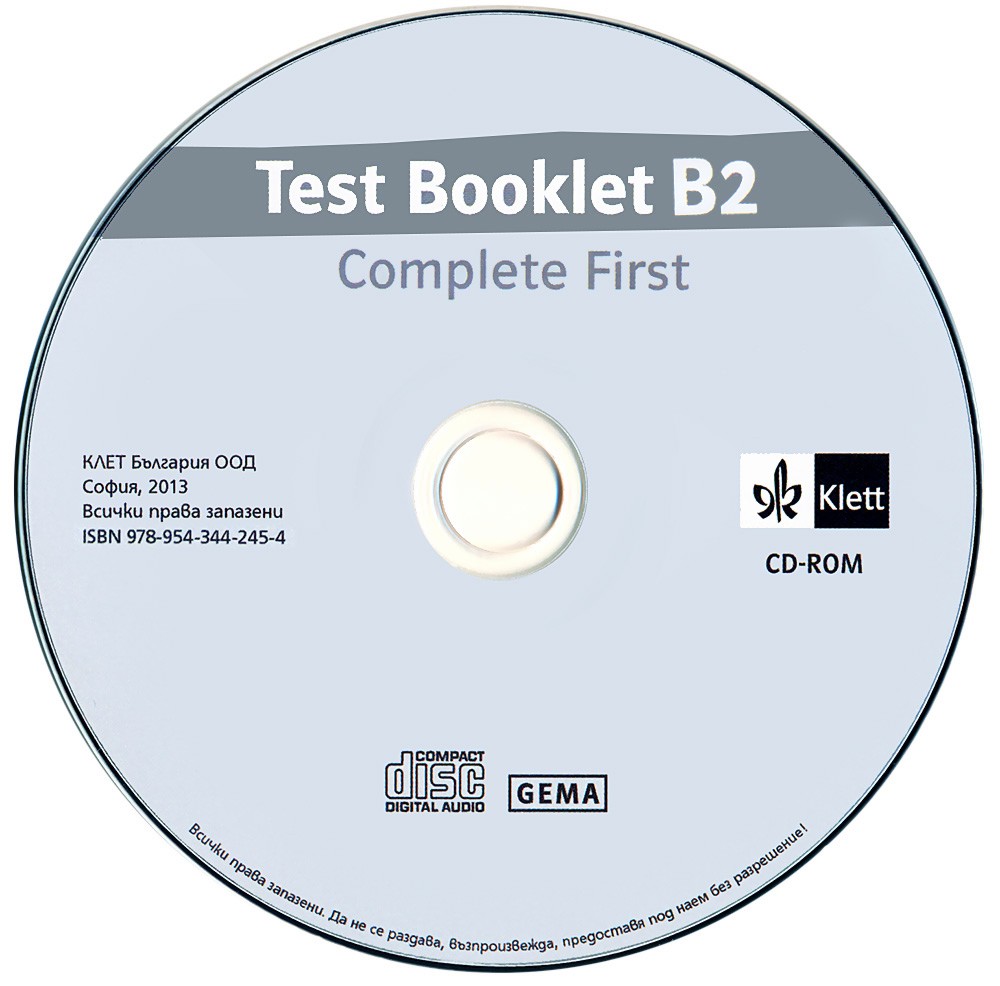 Test Booklet B2 - CD       - 