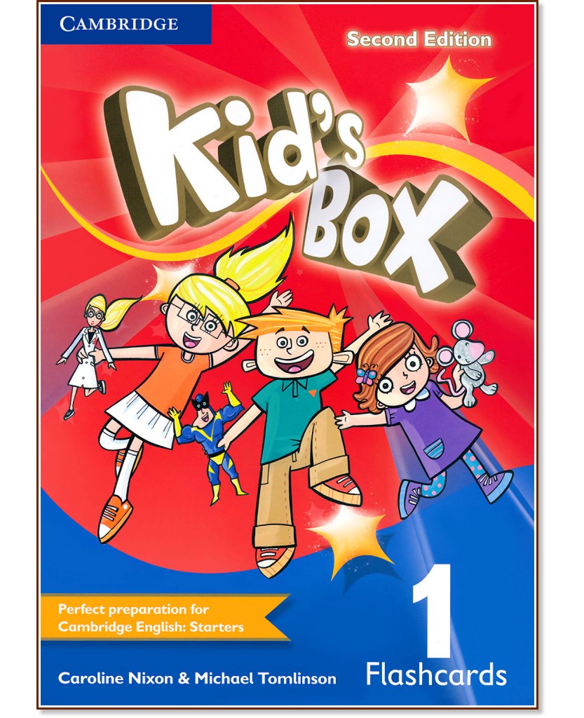 Kid's Box - Ниво 1: Флашкарти : Учебна система по английски език - Second Edition - Caroline Nixon, Michael Tomlinson - продукт