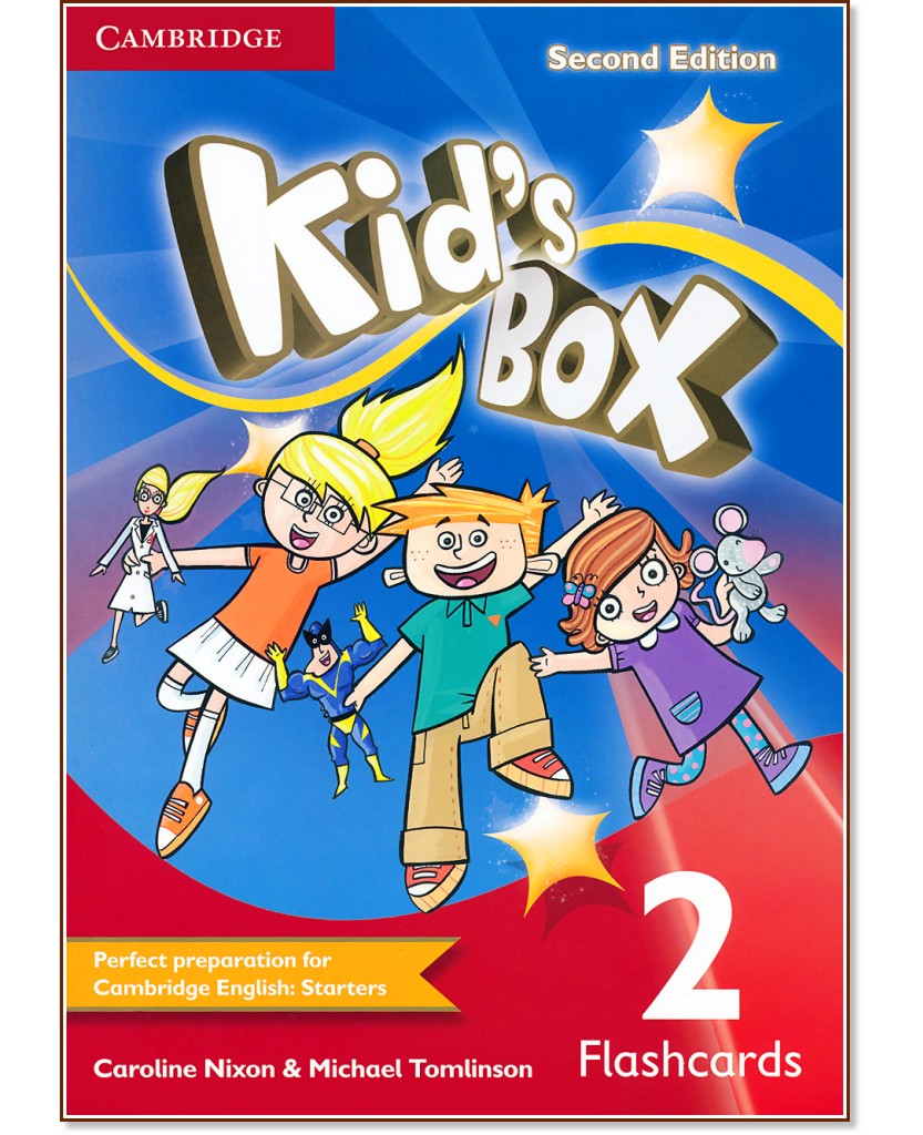 Kid's Box - ниво 2: Флашкарти по английски език : Second Edition - Caroline Nixon, Michael Tomlinson - помагало