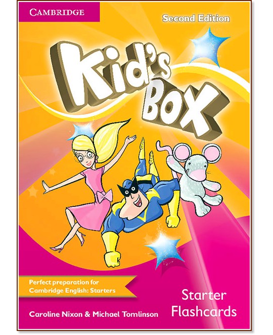 Kid's Box - Ниво Starter: Флашкарти : Учебна система по английски език - Second Edition Kid's Box - Ниво Starter: Флашкарти : Учебна система по английски език - Second Edition - Caroline Nixon, Michael Tomlinson - продукт