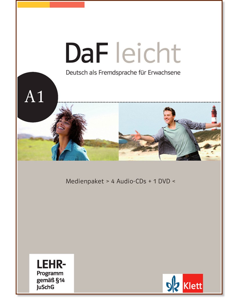 DaF leicht -  A1:   4 CD + DVD :      - Sabine Jentges, Elke Korner, Angelika Lundquist-Mog, Kerstin Reinke, Eveline Schwarz, K. Sokolowski - 