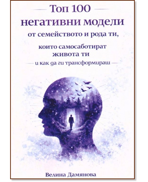 Топ 100 негативни модели от семейството и рода ти, които самосаботират живота ти Топ 100 негативни модели от семейството и рода ти, които самосаботират живота ти - Велина Дамянова - книга
