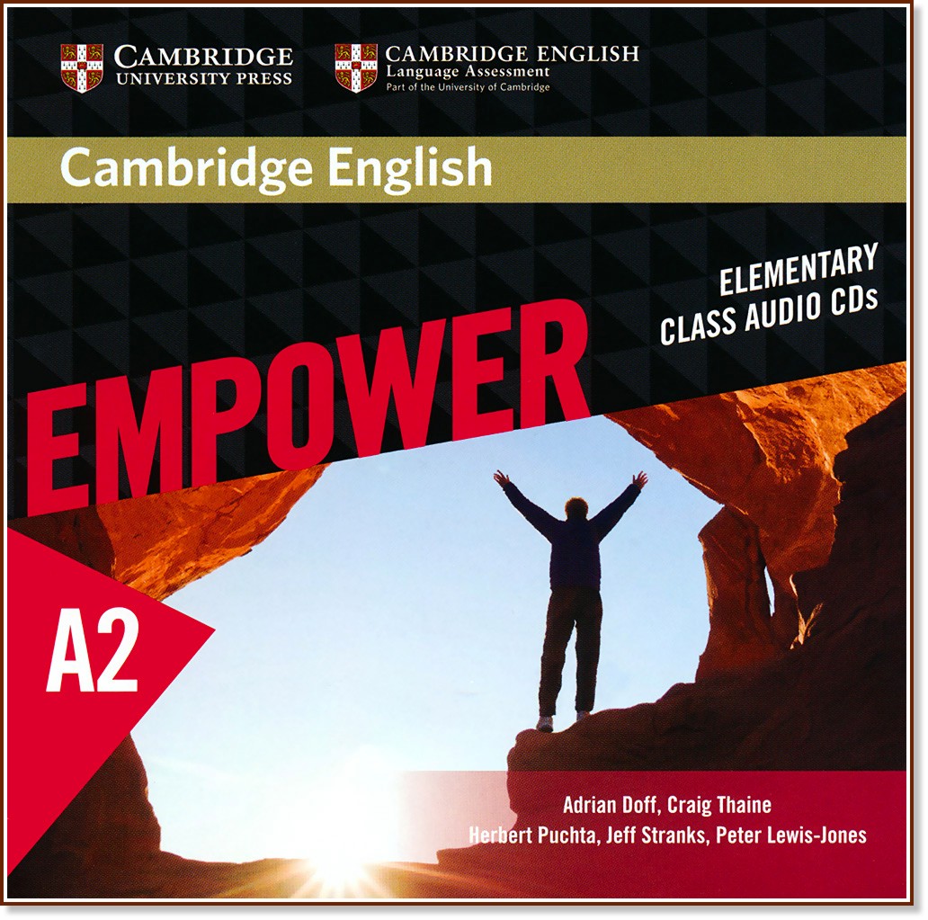 Empower - Elementary (A2): 3 CD с аудиоматериали по английски език - Adrian Doff, Craig Thaine, Herbert Puchta, Jeff Stranks, Peter Lewis-Jones - продукт