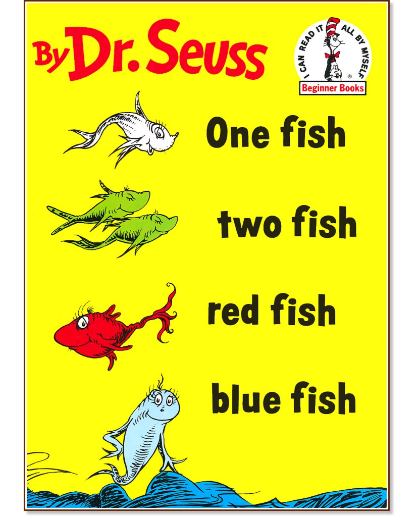 One Fish, Two Fish, Red Fish, Blue Fish Book & CD - Dr. Seuss - 