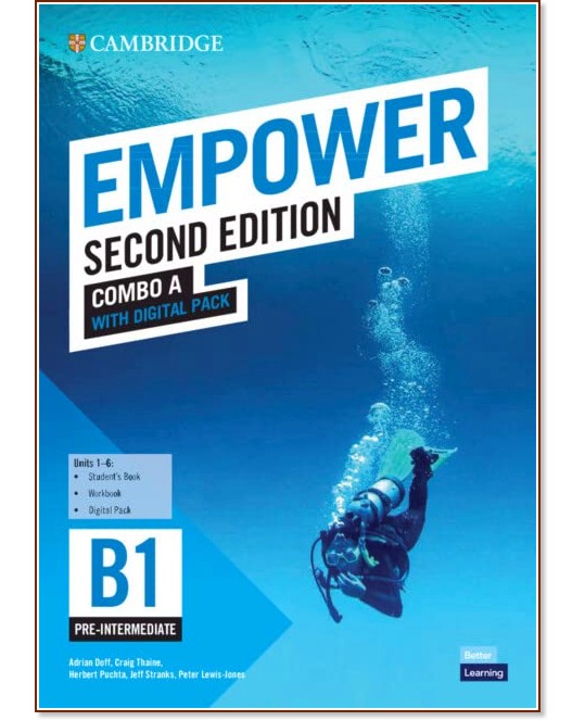 Empower -  Pre-intermediate (B1):     Combo A : Second Edition - Adrian Doff, Craig Thaine, Herbert Puchta, Jeff Stranks, Peter Lewis-Jones - 