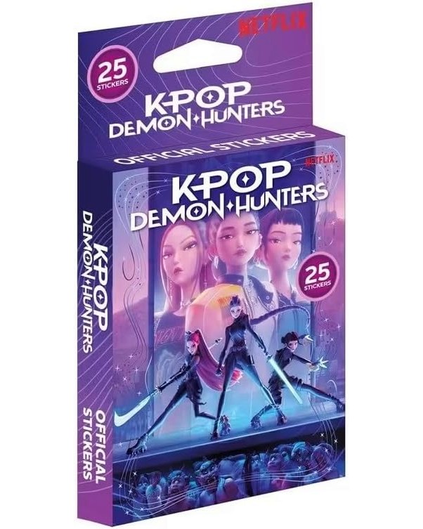 K-POP Demon Hunters - Комплект стикери K-POP Demon Hunters - Комплект стикери - детска книга
