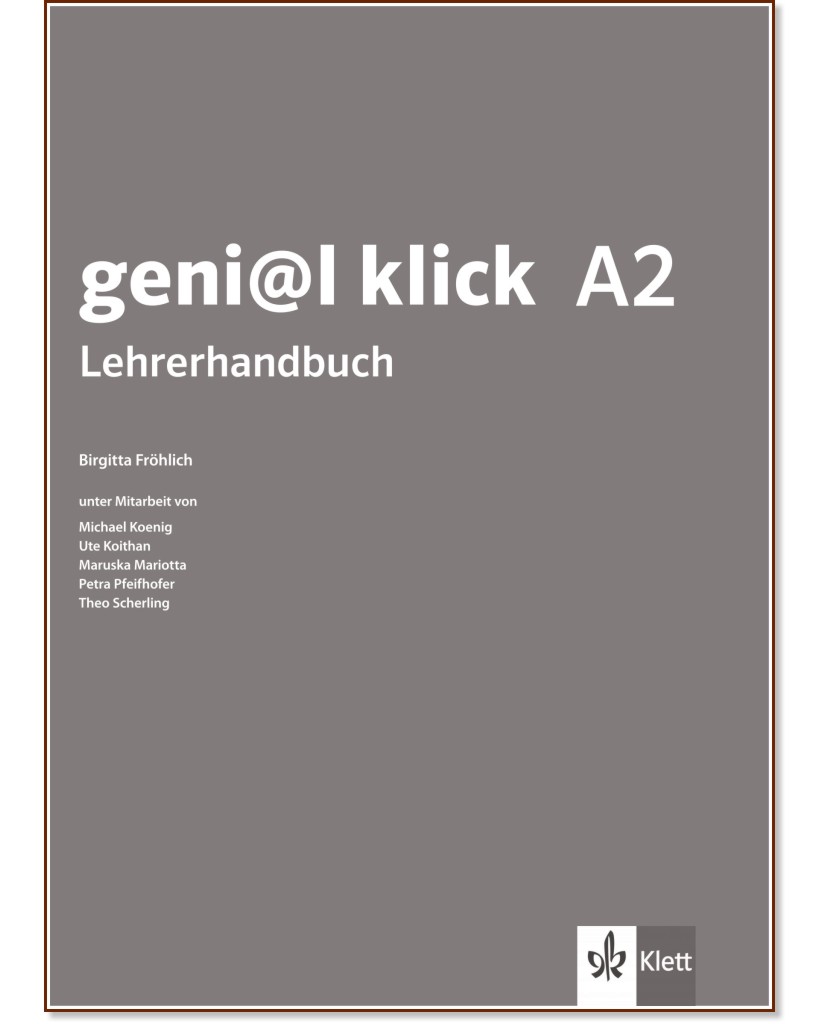 geni@l klick -  A2:     8.  - Birgitta Frohlich, Michael Koenig, Ute Koithan, Maruska Mariotta, Petra Pfeifhofer, Theo Scherling -   