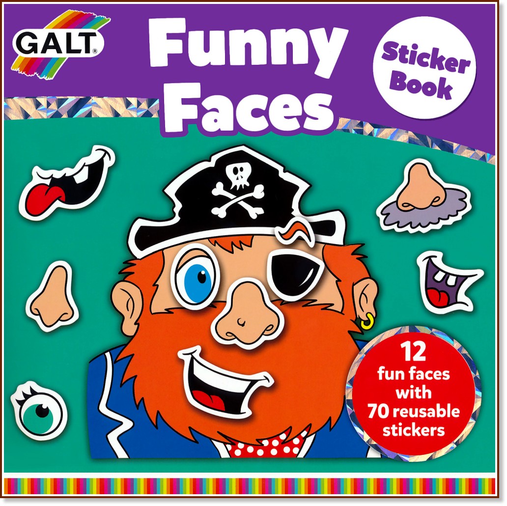 Galt:   -    : Funny Faces - sticker book -  