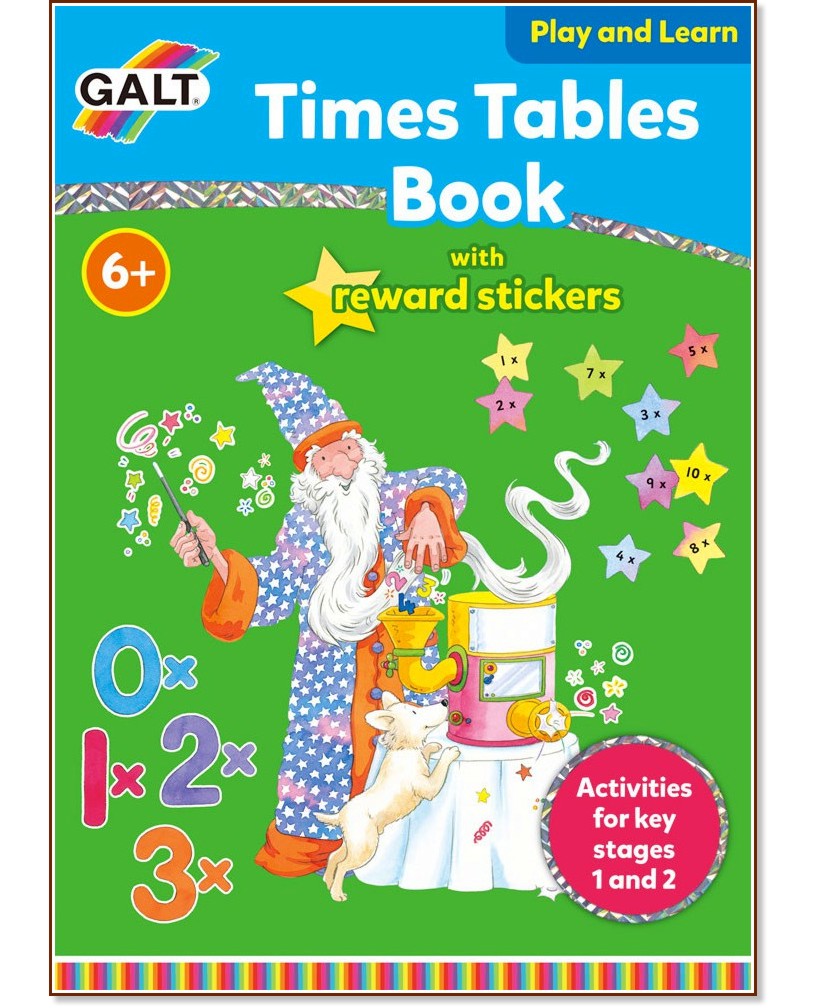 Galt:     -     : Times Tables Book with Reward Stickers -  