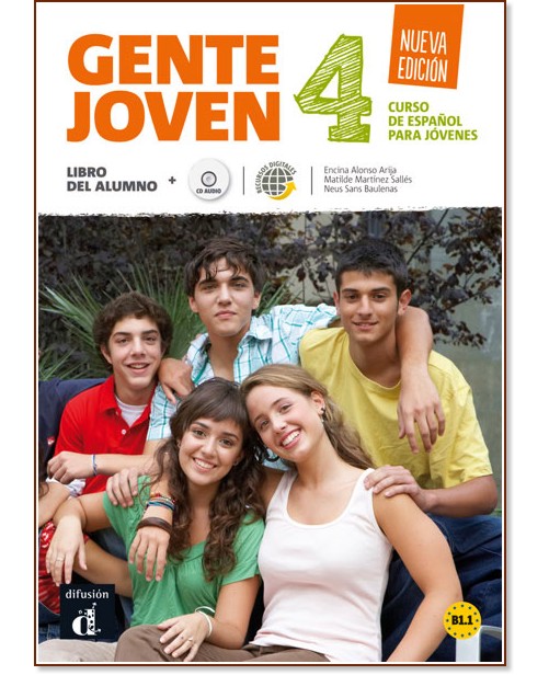 Gente Joven -  4 (B1.1):     + CD : Nueva Edicion - Encina Alonso Arija, Matilde Martinez Salles, Neus Sans Baulenas - 