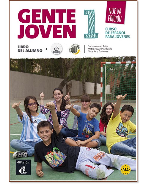 Gente Joven -  1 (A1.1):     + CD : Nueva Edicion - Encina Alonso Arija, Matilde Martinez Salles, Neus Sans Baulenas - 