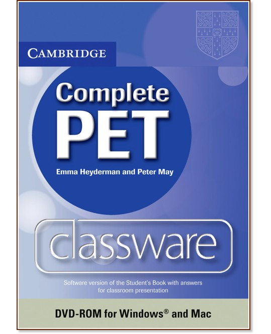 Complete PET -  B1: Classware - DVD-ROM       PET - Emma Heyderman, Peter May - 