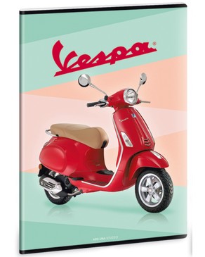 Тетрадка с широки редове Vespa Тетрадка с широки редове Vespa - Формат А4 с 40 листа - тетрадка
