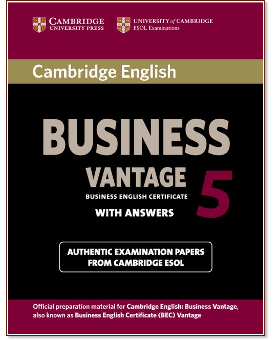 Cambridge English Business Vantage -  B2:    : Fifth Edition - 