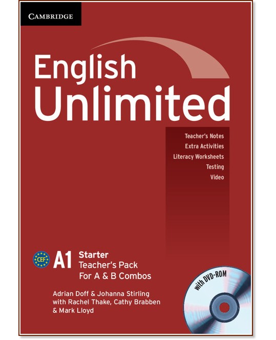 English Unlimited - Starter (A1):      Combo A  Combo B + DVD-ROM - Adrian Doff, Johanna Stirling, Rachel Thake, Cathy Brabben, Mark Lloyd -   