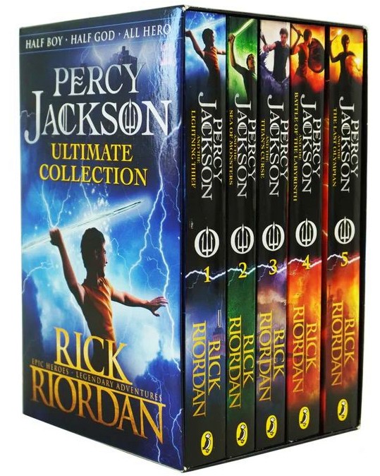 Percy Jackson 5 Books Collection Box Set Percy Jackson 5 Books Collection Box Set - Rick Riordan - детска книга