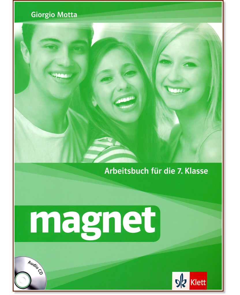 Magnet: Учебна тетрадка по немски език за 7. клас + CD - Giorgio Motta - учебна тетрадка