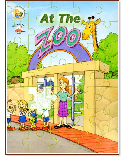 Jigsaw Sticker Books: At the Zoo -  