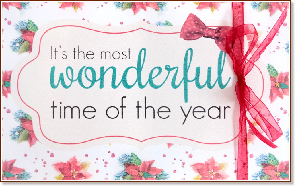 Поздравителна картичка - It's the Most Wonderful Time of the Year - картичка