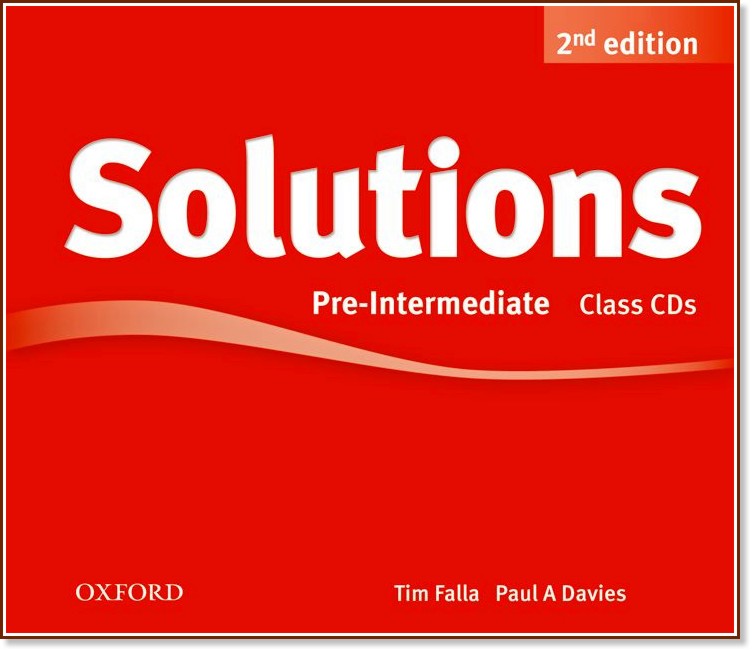 Solutions - Pre-Intermediate: 3 CD с аудиоматериали по английски език : Second Edition - Tim Falla, Paul A. Davies - продукт
