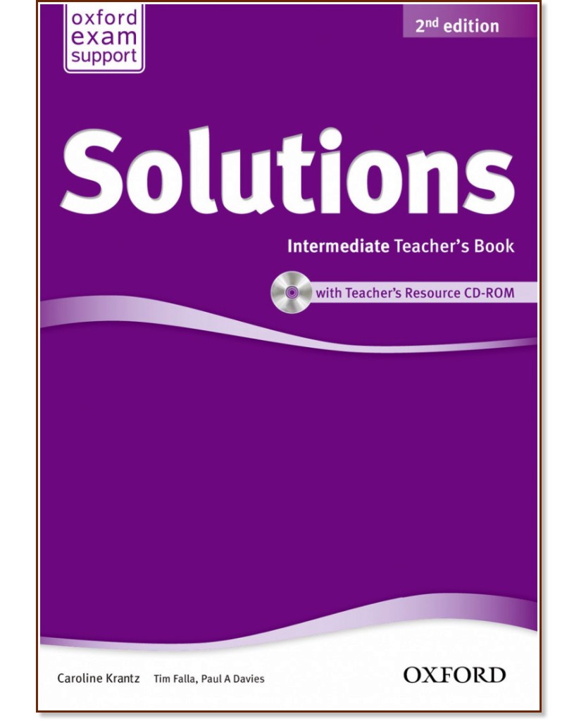 Solutions - Intermediate:       + CD-ROM : Second Edition - Caroline Krantz, Tim Falla, Paul A. Davies -   