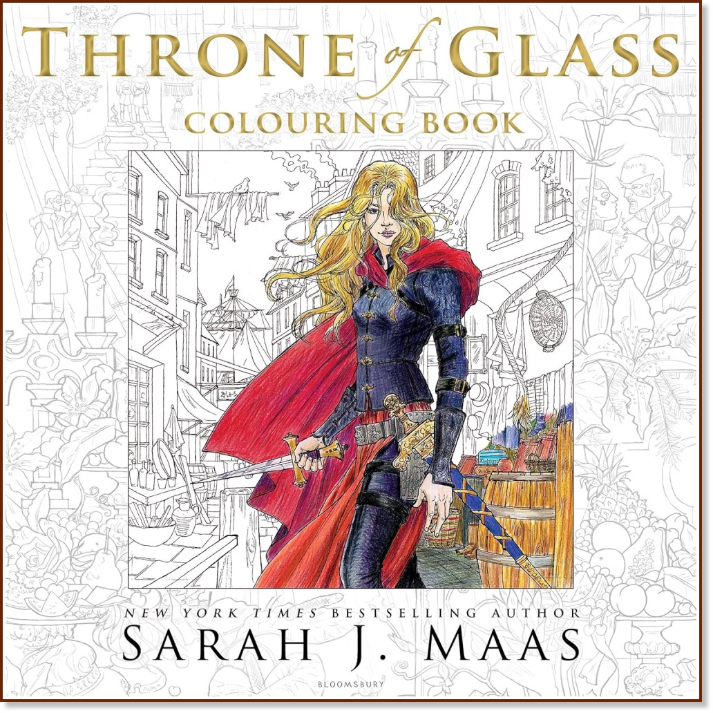 The Throne of Glass: Colouring Book - Sara J. Maas - 