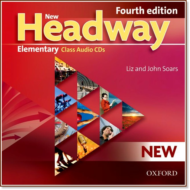 New Headway - Elementary (A1 - A2): 2 CD с аудиоматериали по английски език : Fourth Edition - John Soars, Liz Soars - продукт