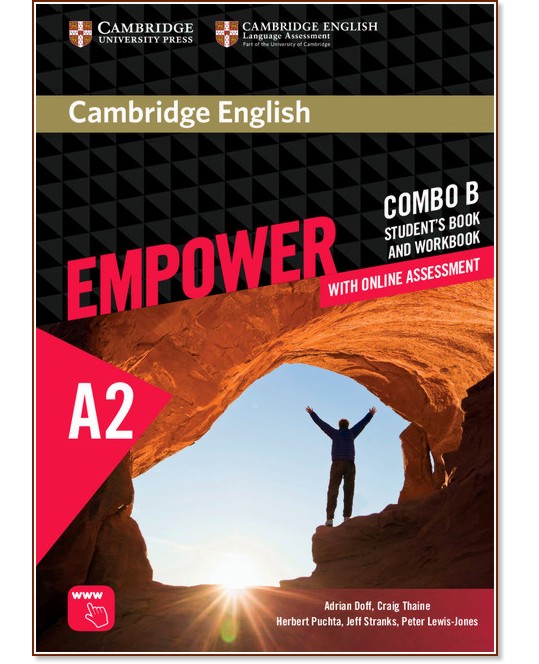 Empower - Elementary (A2): Комплект по английски език Combo B - част 2 + онлайн материали - Adrian Doff, Craig Thaine, Herbert Puchta, Jeff Stranks, Peter Lewis-Jones - продукт