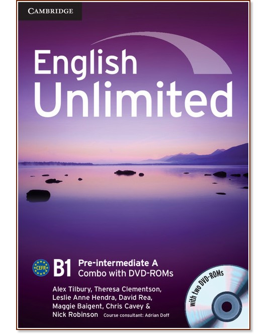 English Unlimited - Pre-intermediate (B1):     Combo A -  1 + 2 DVD-ROM - Alex Tilbury, Theresa Clementson, Leslie Anne Hendra, David Rea, Maggie Baigent, Chris Cavey, Nick Robinson - 