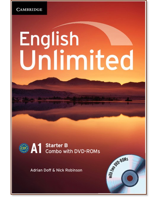 English Unlimited - Starter (A1): Комплект по английски език Combo B - част 2 + 2 DVD-ROM - Adrian Doff, Nick Robinson - продукт