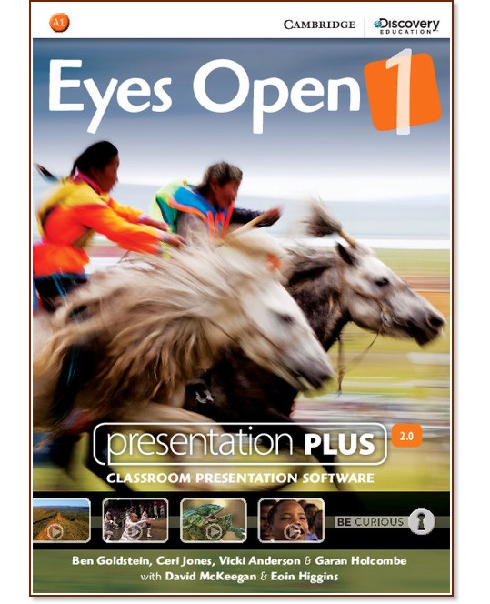 Eyes Open - ниво 1 (A1): Presentation Plus - DVD-ROM с материали за учителя по английски език - Ben Goldstein, Ceri Jones, David McKeegan, Vicki Anderson, Garan Holcombe, Eoin Higgins - продукт