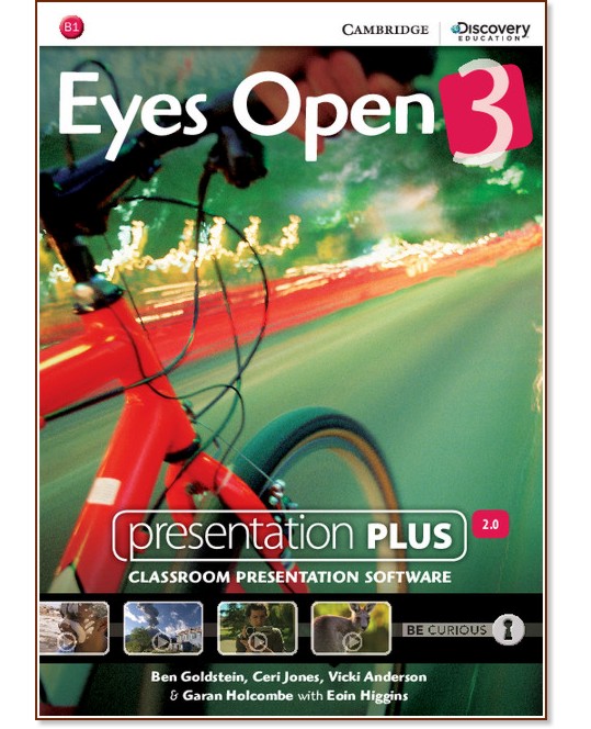 Eyes Open - ниво 3 (B1): Presentation Plus - DVD-ROM с материали за учителя по английски език - Ben Goldstein, Ceri Jones, Vicki Anderson, Eoin Higgins, Garan Holcombe - продукт