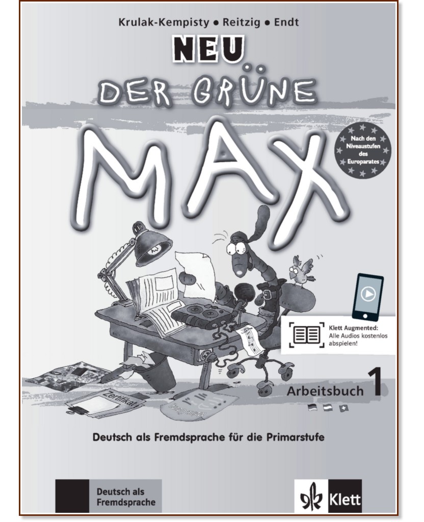 Der Grune Max Neu - ниво 1 (A1): Учебна тетрадка по немски език - Elzbieta Krulak-Kempisty, Lidia Reitzig, Ernst Endt - учебна тетрадка