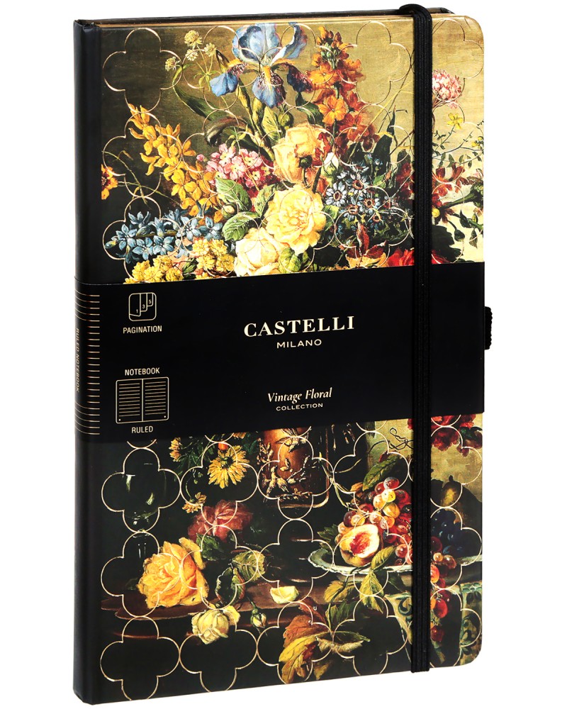     Castelli Rose - 13 x 21 cm   Vintage Floral - 