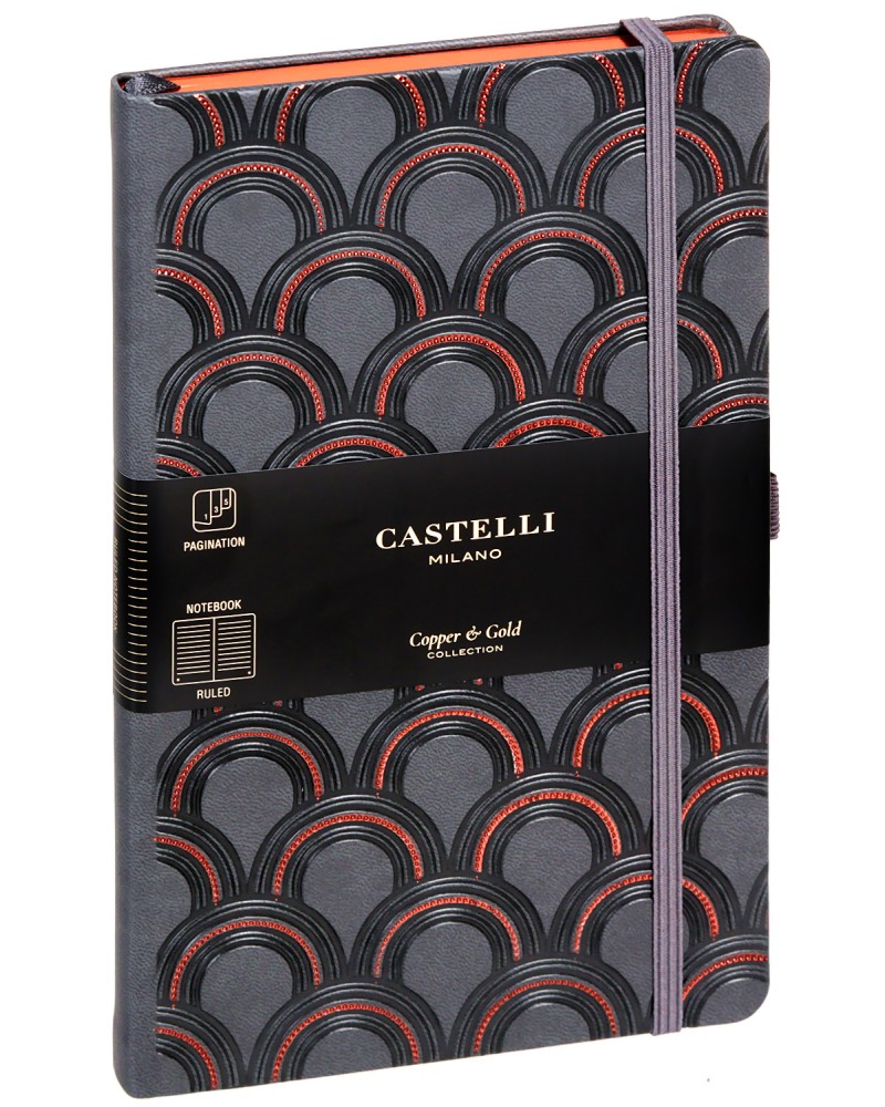     Castelli Art Deco Copper - 13 x 21 cm   Copper and Gold - 