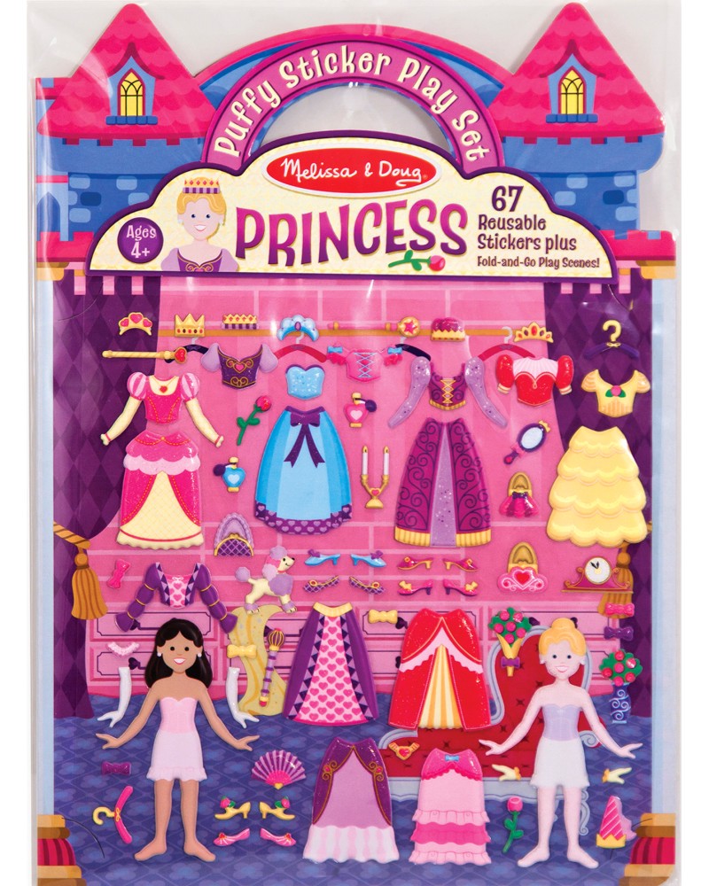  -       : Princess - Puffy Sticker Play Set -  