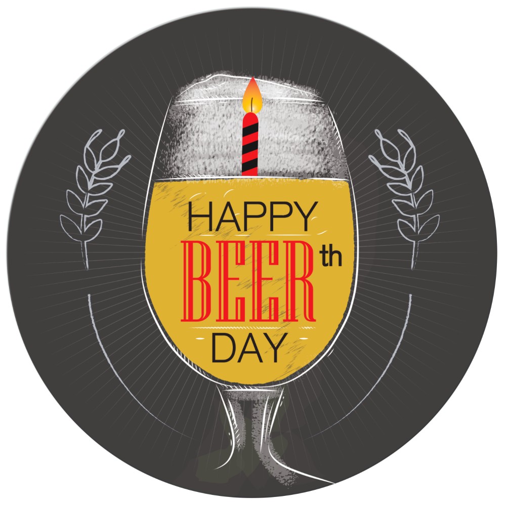 - : Happy BEERth day - 